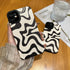 iPhone 14 Phone Case, Soft PU Leather TPU with Cute Art Wavy Painted, Slim Protective Shockproof Compatible with iPhone