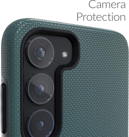 Crave Dual Guard Case for Samsung Galaxy S23, Shockproof Dual Layer Protection - Forest Green