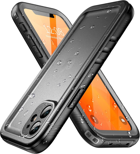 SPORTLINK Compatible with iPhone 12 Mini Waterproof Shockproof Case, Full Body Heavy Duty Rugged Protection