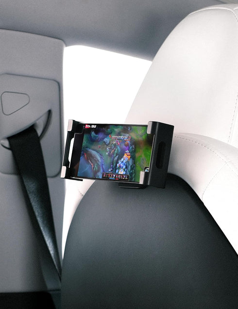 TPARTS Backseat Headrest Tablet Mount Holder for Tesla Model Y & Model 3, Fits iPad and Smart Phones