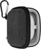 Geekria Shield Earbuds Case for Sony WF-1000XM6, LinkBuds, Hard Shell Travel Bag with Carabiner (Dark Grey)