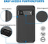 Anloes Case for Google Pixel 6, Heavy Duty Shockproof Dustproof Rugged Defender 3 in 1 Bumper Cover, Black