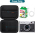 Canboc Carrying Case Compatible with Fujifilm Instax Mini EVO Instant Camera, Mesh Pocket fit Instax Mini Instant Film and Cable, Black