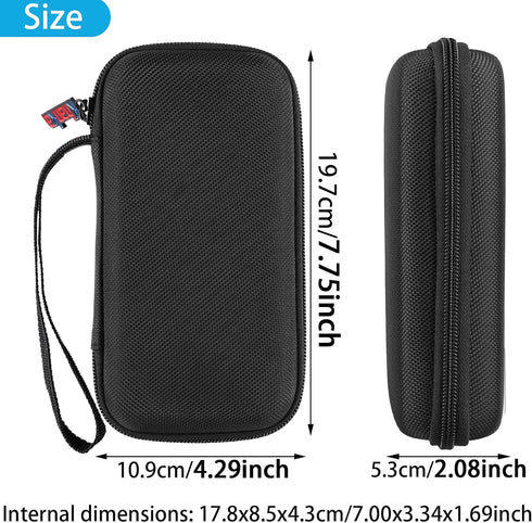 khanka Hard Travel Case for Anker Power Bank, 20,000mAh Portable Charger, Case Only (Black)