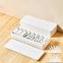 Tatuo 2 Pcs Cable Organizer Box with Wire Ties, Plastic Cord Storage Box with Lid for Home Office Accessories