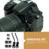 DECORNIJIA Set Camera Strap Connectors and Triangle Split Rings Replacement with Leather Protector Covers and Thick