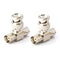 THE CIMPLE CO BNC T Adapter - T-Shaped Coax Splitter, 1 Male to 2 Female Ports - 4 Pack