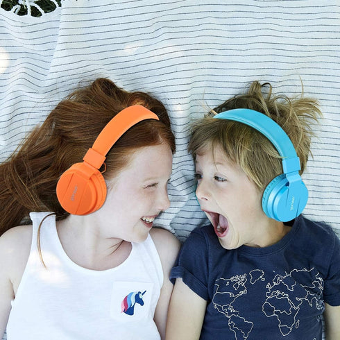 Headset gorsun Kids Headphones, Lightweight Stereo Wired Toddler HeadphonesAdjustable Headband Children's