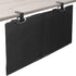 VIVO 30 Inch Clamp-on Privacy and Cable Management Organizer Sleeve, Wire Hider Kit Panel System, Desk Skirt (Black)