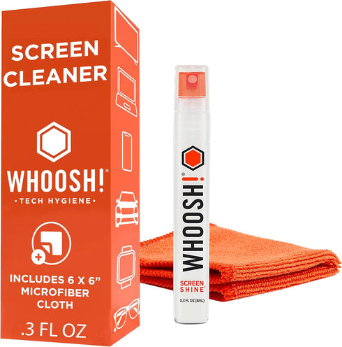 WHOOSH ! Screen Shine Pocket 0.3 fl oz Powerful Computer Screen Cleaner for