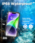 Unitedtime for iPhone 14 Pro Case Magnetic Waterproof with Built-in Screen Protector,Compatible with MagSafe Shockproof Dustproof Heavy Duty Full Body Protective Front and Back Cover 6.1 Inch