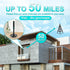 VUELVE 4K 1080P,10ft TV Antenna for Smart TV Indoor Digital Indoor Antennas with Strong Magnetic Base, Long Range