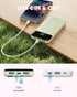 charmast 10000mAh Pack 6 3 3A Portable Charger with Built in Cables, Power Bank with Cords Wires, Slim Travel Battery