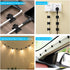 30 Pcs Small Black Adhesive Cable Clips for Cord Management, Under Desk Nightstand Phone PC Charger Plug Speaker TV