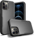 Compatible for Apple iPhone 12 Pro Max Cases - Heavy Duty Shockproof Protective Cover in Black & Black