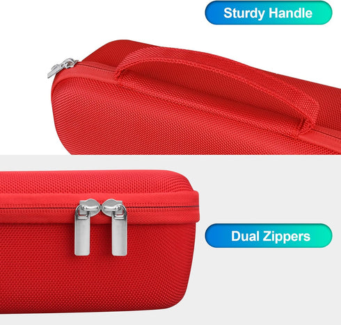 BOVKE Carrying Case - Compatible with Beats Pill Wireless Bluetooth Speaker, Portable Speaker Holder Bag with Extra