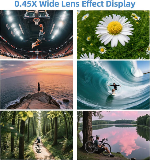 KWTOUL 2 1 0.45 15x Phone Camera Lens in Phone Lens Kit, Super Wide Angle Lens Macro Lens, Wide Compatibility