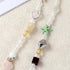 YBEATY Beaded Camera Wrist Strap Cute Phone Charms Lanyard Pearl Bracelet Keychain Decoration Beaded Chain String