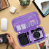 Vlogging Camera Case for Duluvulu/TEBNGIHNM/zheozeig/Oiadek 4K Digital Camera, Carrying Case for Lens, USB Cable,