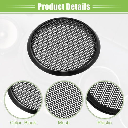ACROPIX Universal 1.5" Car Speaker Grills Cover Mesh, Round 1.5 Inch Audio Speaker Subwoofer Guard Protector Case, Iron