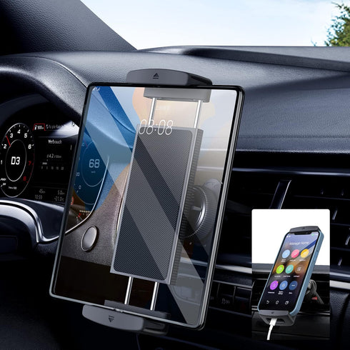 iPad Mini Car Mount, 360° Rotatable Vent Tablet Mount for Car, Firm Grip for iPad Mini Pro Air and More