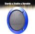 X AUTOHAUX 4 Inch Car Metal Audio Speaker Grill Cover, Mesh Woofer Horn Guard, Decorative Circle Grille Protector Blue