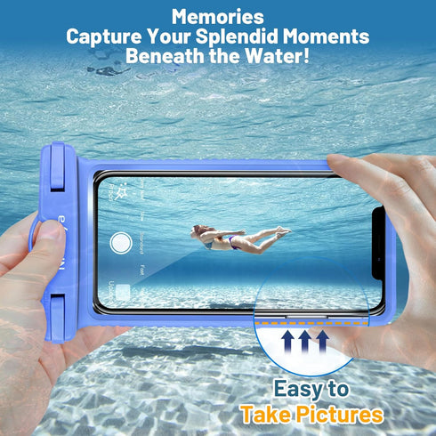 Niveaya Waterproof Phone Pouch, Compatible with iPhone 15 14 13 12 Pro Max, IPX8 Kayak Accessories, Travel Essentials