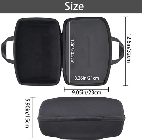 khanka Hard Travel Case for JBL Xtreme 4 Portable Waterproof Bluetooth Speaker, Case Only - Black