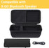 co2CREA Hard Case for BolaButty X-GO C27C - Replacement for IPX5 Waterproof Bluetooth Speaker (Black)