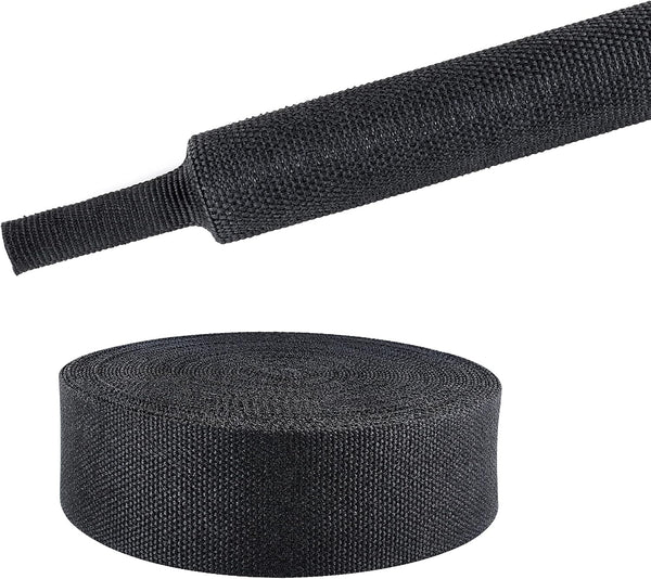 Sonoreboom 1" - 18 feet Braided Cable Management Sleeve 2 in 1 Heat