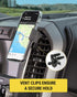 Scosche HVM2-1 360 16/15/14/13/12 3.5 inches Vent Phone Mount for Car, Adjustable Cellphone Stand, Hands-Free Cell