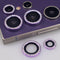 Bling Glitter Diamond Metal Crystal Camera Lens Protector for Samsung Galaxy S24 Ultra (Purple), Sparkly Rhinestones