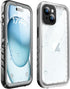 SOKUSIN Waterproof Case for iPhone 15 - Shockproof Drop Proof Dustproof Clear Phone Case with Built-in Screen & Camera