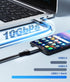 USB 3.2 Gen 2 C to C Monitor Cable (3FT, 2Pack) - Type C 4K 60Hz HDR Video Output, 100W Fast Charge.