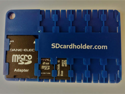 Micro SD Card Holder - RED