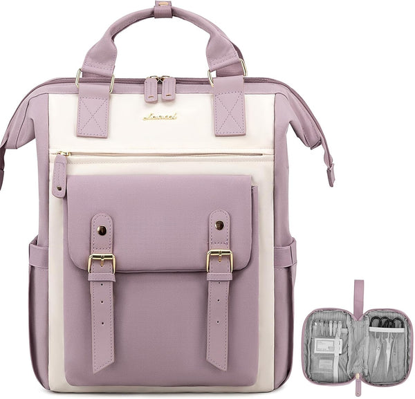 LOVEVOOK Laptop Backpack for Women, Teacher Nurse Bag Work Travel Computer Backpacks