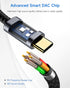 USB Type C to 3.5mm Female Headphone Jack Adapter, 2-Pack USB C to Aux Audio Dongle for iPhone and Galaxy