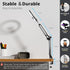 UBeesize 12’’ Ring Light with Overhead Phone Mount, LED Selfie Light with Stand for iPhone and Laptop, Desk Light for