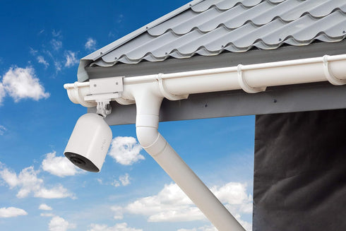 Wasserstein Weatherproof Gutter Mount for Arlo Pro/Pro 2/Pro 3/Pro 4/Pro 5S (2-Pack, White)