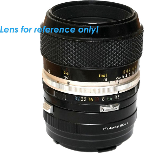 Fotasy NK F Mount Lens to L Mount Adapter | Compatible with Panasonic S1 S1H S1R S4 S5 Leica SL SL2