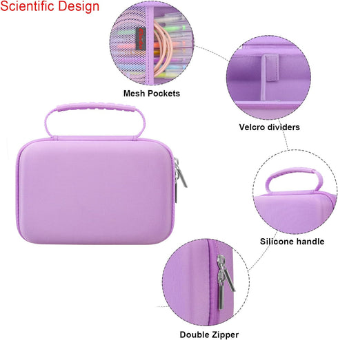 Elonbo Carrying Case for Anchioo/Dylanto Kids Instant Print Camera, 1080P Instant Cameras Travel Bag with Mesh Pocket