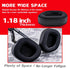 HS80 Cooling Gel Ear Pads Compatible with HS80 Headset, Thicker Enhanced Memory Foam with Breathable Mesh by DIMOST