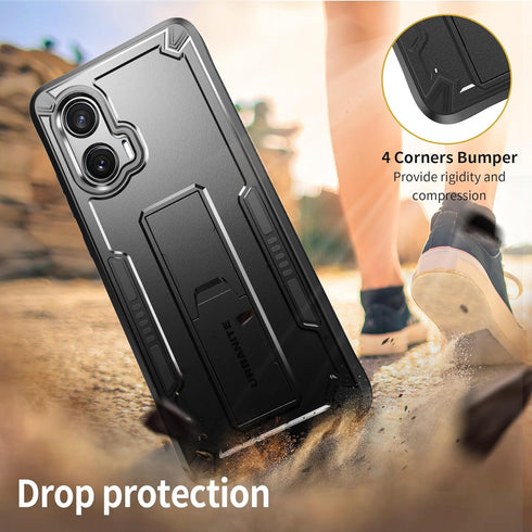URBANITE for Moto G Stylus 5G (2024) Case, Military Grade Rugged Shockproof Protective Cover with Screen Protector