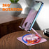 Rotatable Foldable Phone Stand for Desk, Fully Adjustable Desktop Holder Cradle Dock Compatible with iPhone 14 13 12 11