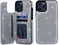 UEEBAI Case for iPhone 12 Pro Max 6.7 inch, Premium Glitter PU Leather Wallet Cover with Card Slots and Stand Function