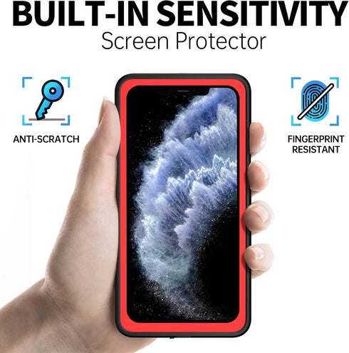 BEASTEK Waterproof Case for Apple iPhone 11 Pro Max, NRE Series Shockproof Underwater IP68 Case with Screen Protector