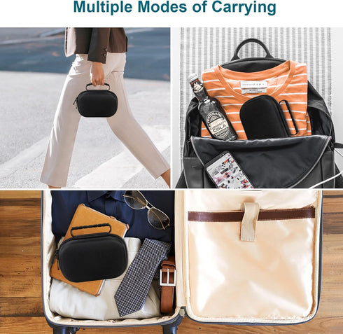 Canboc Carrying Case for Sony Alpha ZV-E10/ZV-E10L APS-C Interchangeable Lens Mirrorless Digital Camera, Black