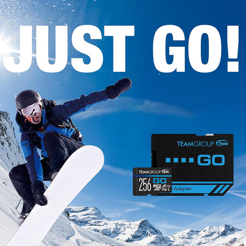 TEAMGROUP GO Card 64GB x 3 PACK Micro SDXC UHS-I U3 V30 for GoPro, Drone, Action Cameras, High Speed