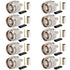 N Male Plug Crimp Coax Connector Adapter for RG58 LMR195 KSR195 RG400, 10 Pack