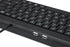 PERIBOARD-220H US Wired Compact USB Keyboard Perixx with 2 Hubs - Black - US English Layout